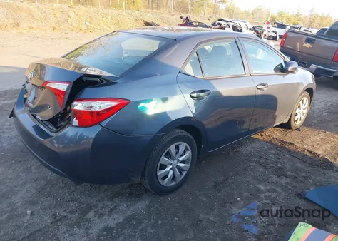 2015 Toyota Corolla Le из США, поврежденный, VIN 2T1BURHE7FC397206